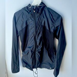 Ventilated Black Windbreaker